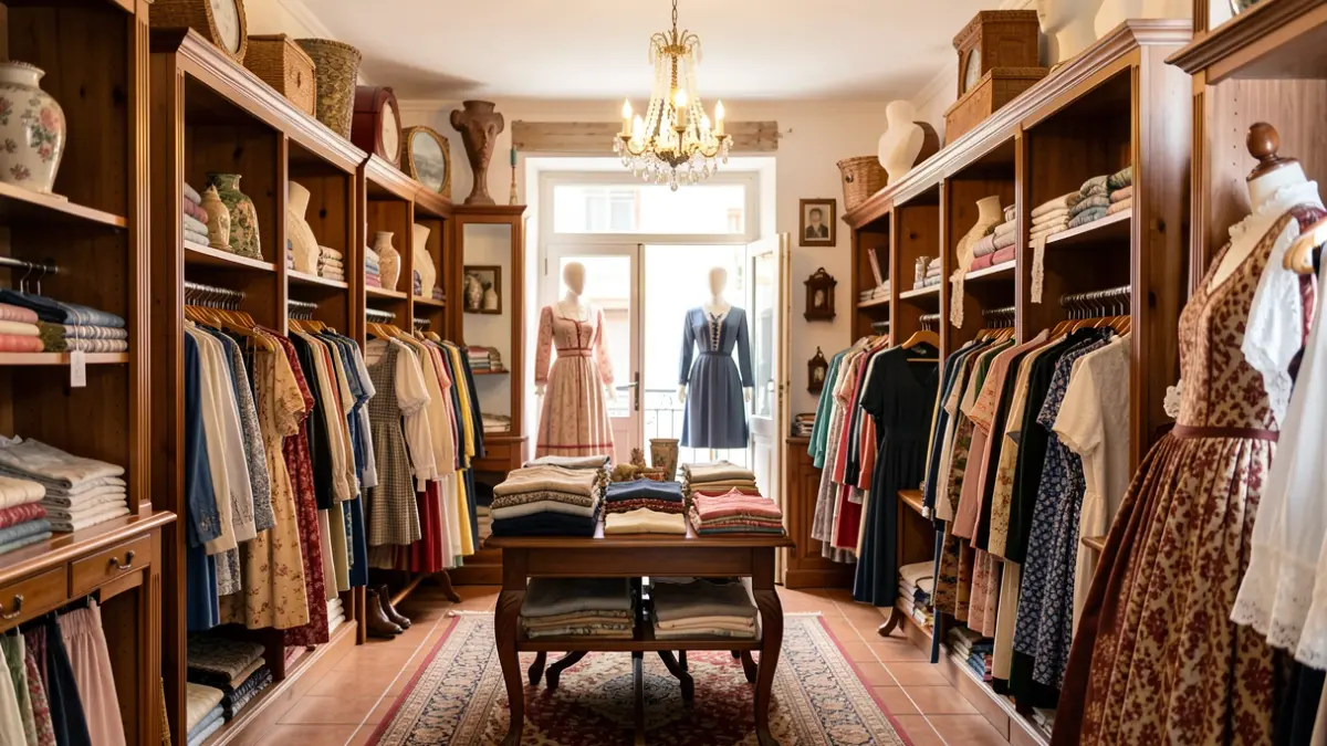 Generic image of a classic clothing store in Arucas.