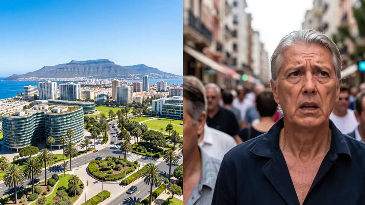 Image representing the contrast between the optimistic vision of the President of the Cabildo of Tenerife for the island's future and the opposition's criticisms.
