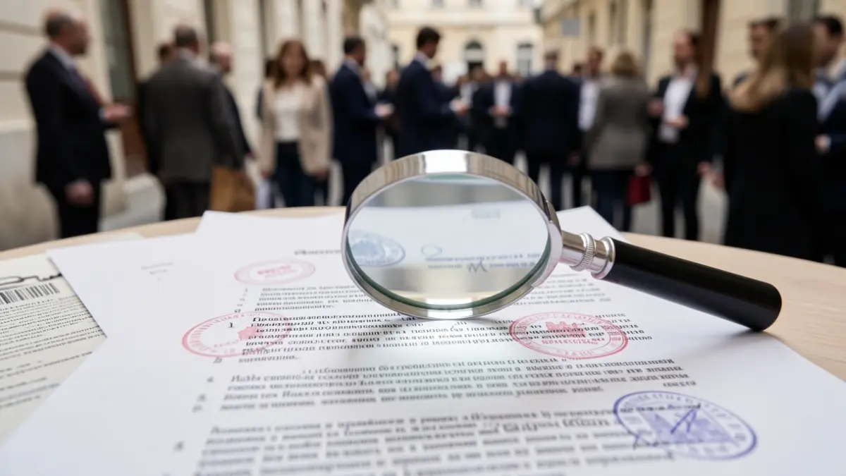 Generic image of a legal document under scrutiny.
