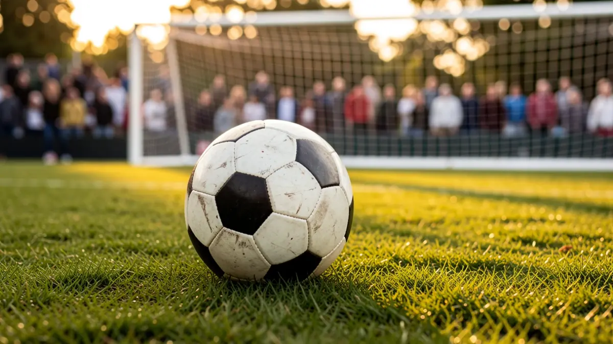 Imagen genérica de un balón de fútbol sobre césped.