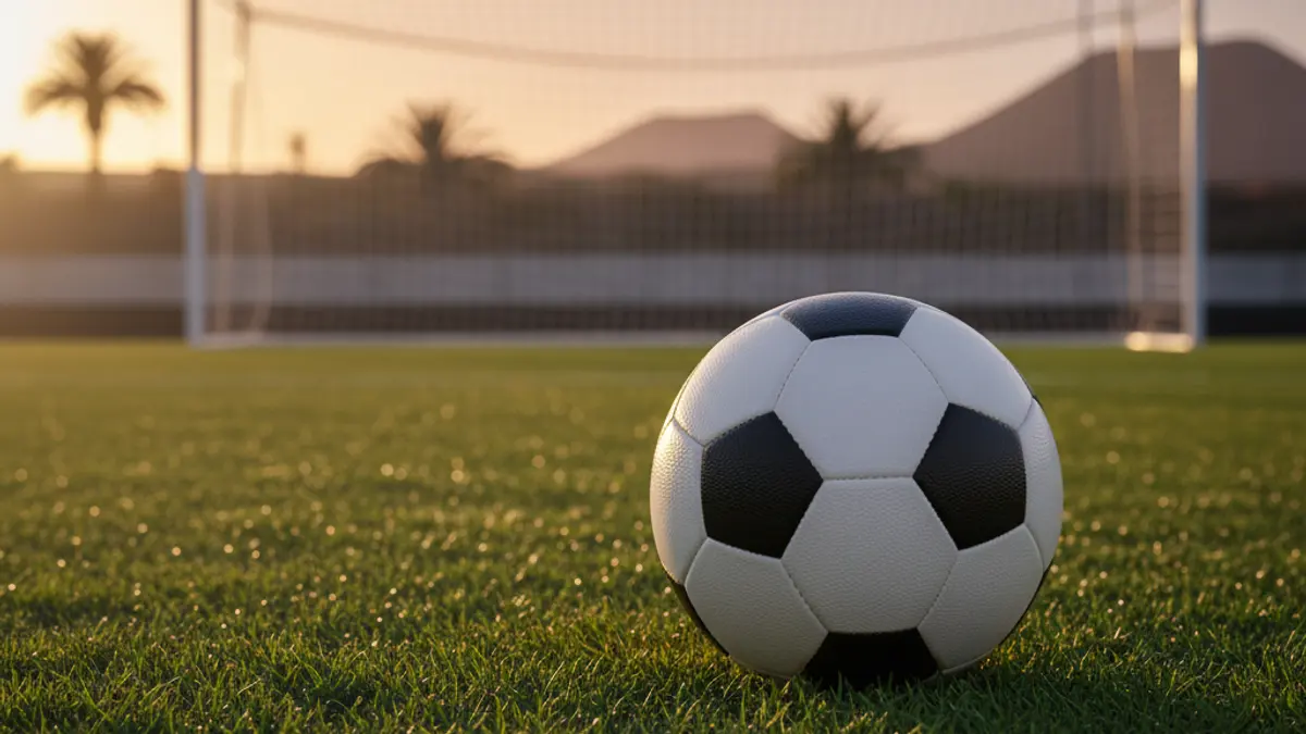 Generic image of a soccer ball on a grass field.