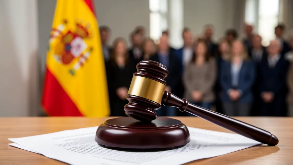 Generic image of a judge's gavel on legal documents.