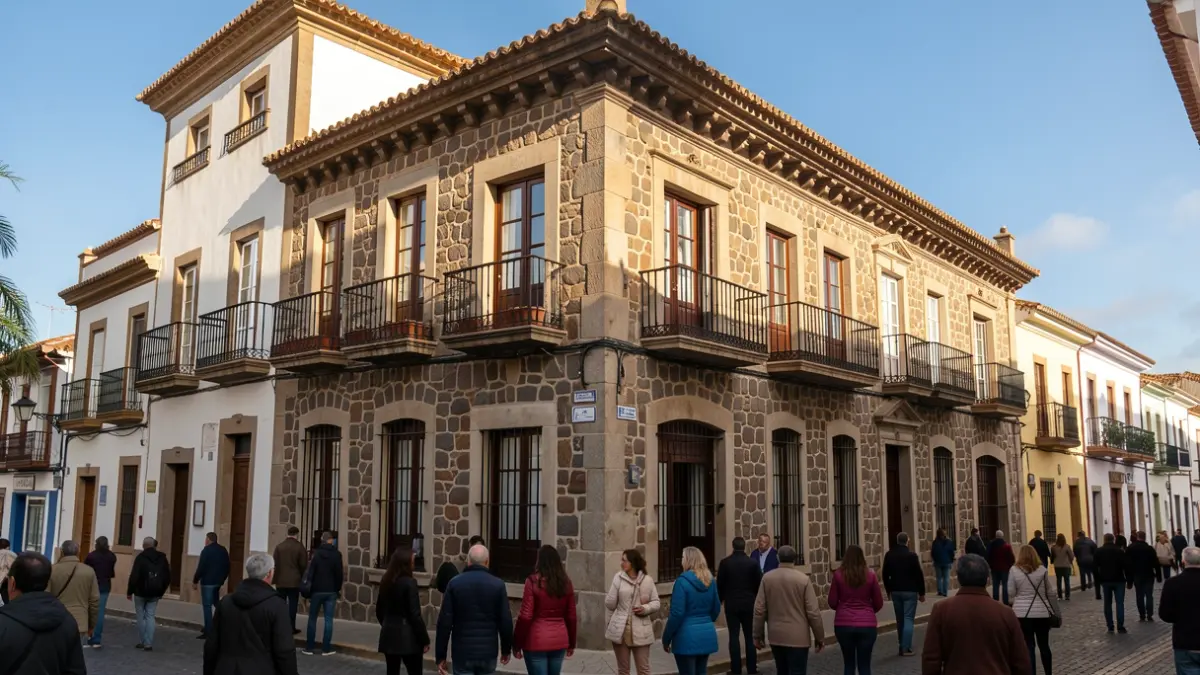 Imagen genérica del exterior de un edificio institucional en Canarias.