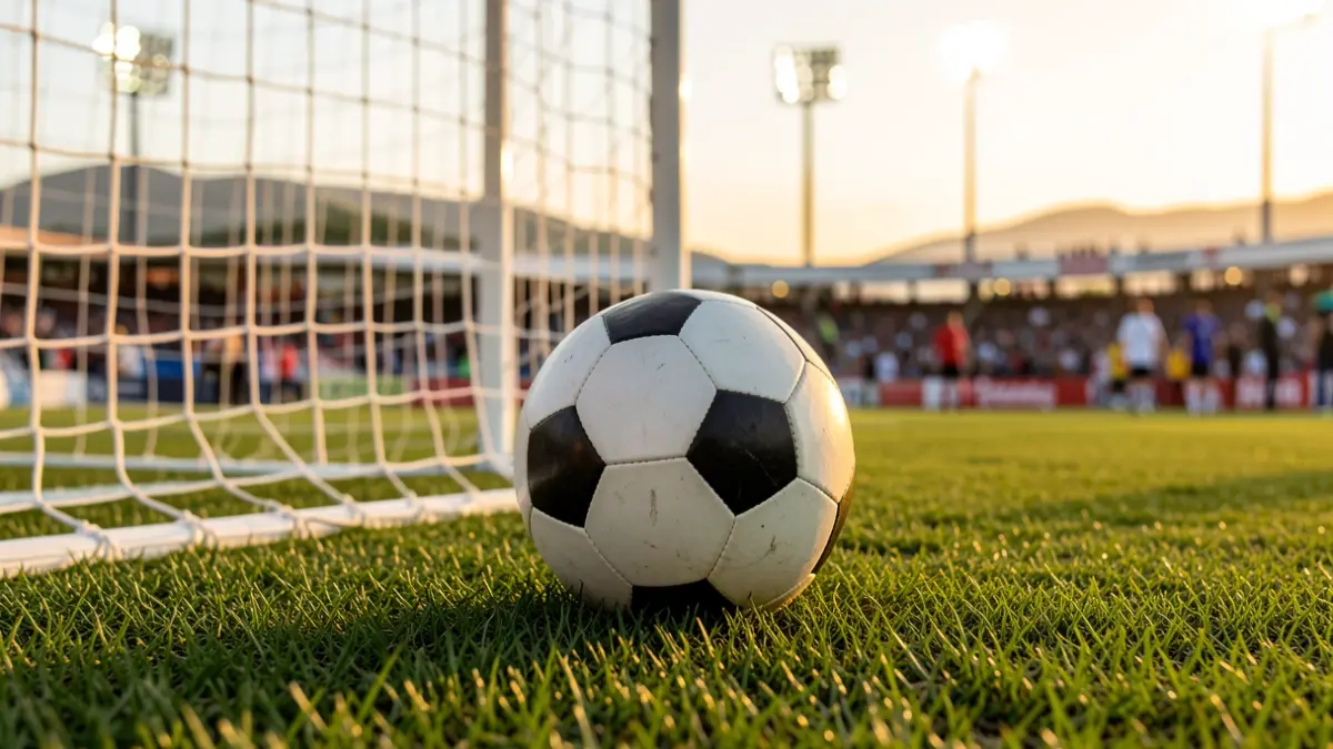 Imagen genérica de un campo de fútbol con césped recién cortado y la portería al fondo.