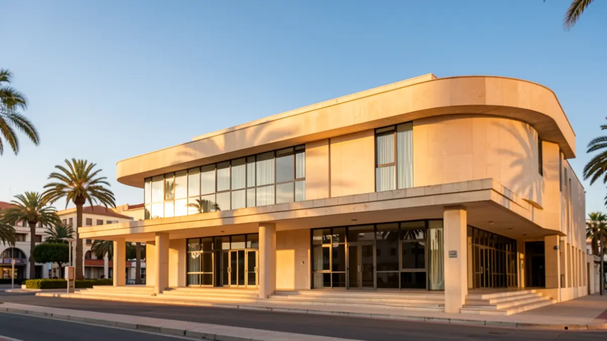 Fachada del Auditorio Alfredo Kraus en Las Palmas de Gran Canaria.