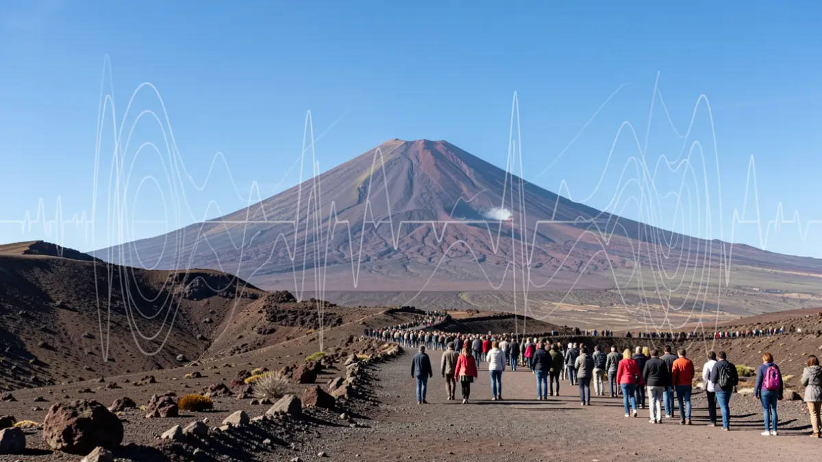 Imagen genérica del paisaje volcánico de Tenerife con el Teide.