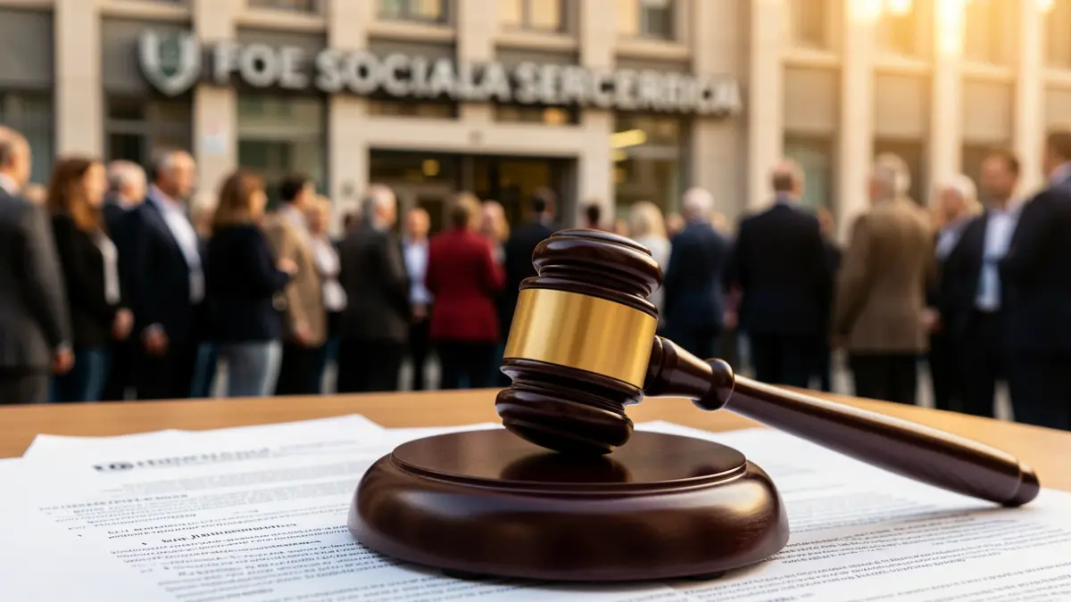 Generic image of a judge's gavel on legal documents.
