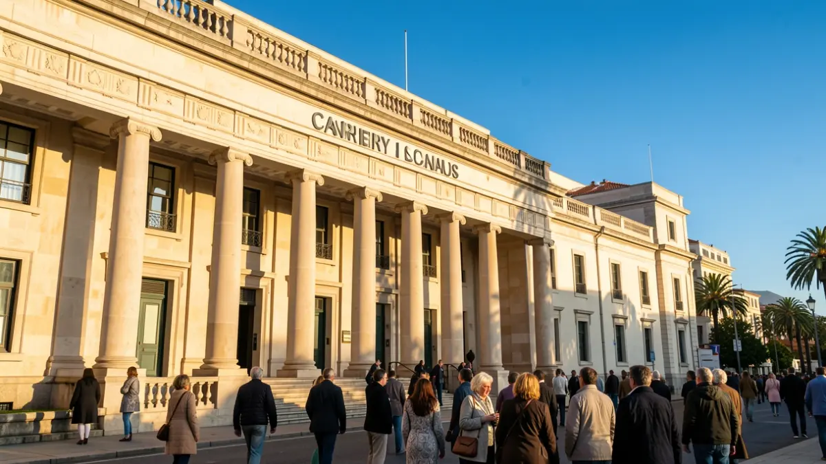 Generic image of a Canary Islands institutional building facade.