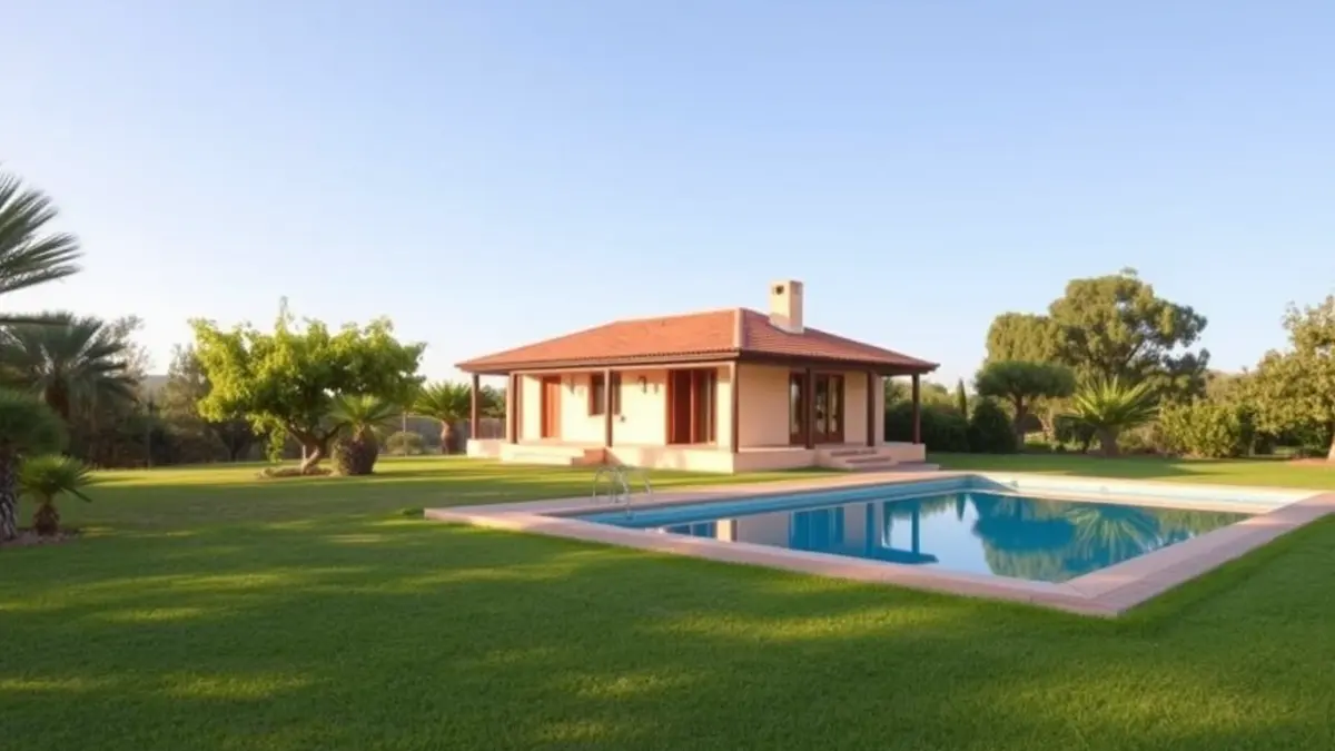Image of a holiday finca in Gran Canaria, surrounded by nature.