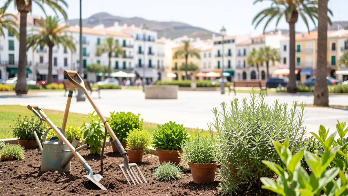 Generic image of clean garden areas in a public park.