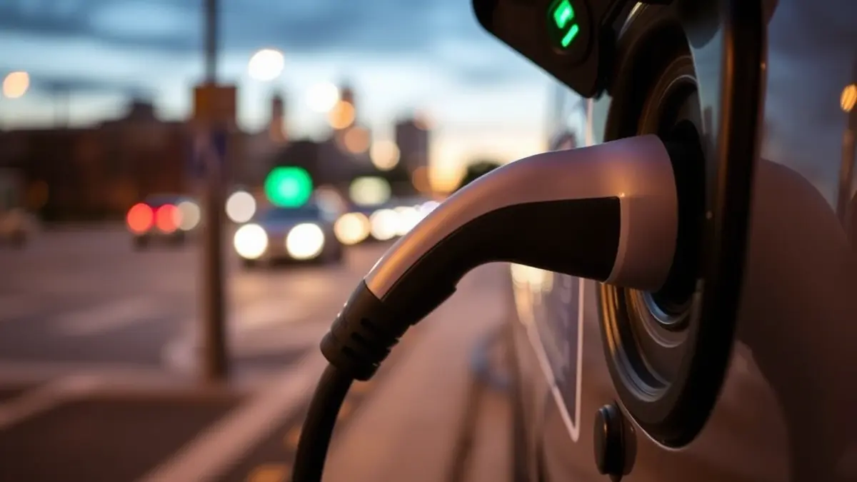 Generic image of an electric vehicle charging point.