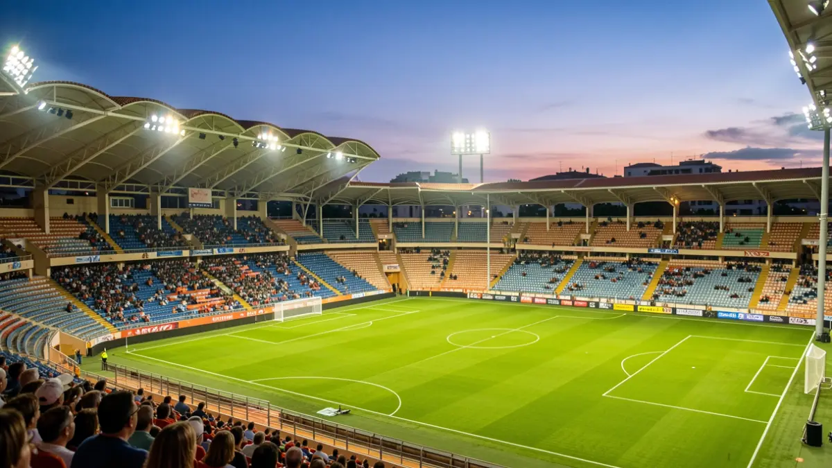 Generic image of a football stadium in Gran Canaria.