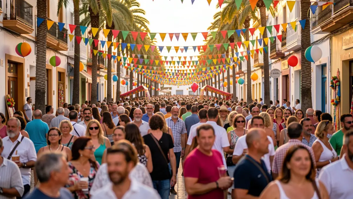 Imagen genérica de una celebración del Día de Canarias en Las Palmas de Gran Canaria con ambiente festivo.