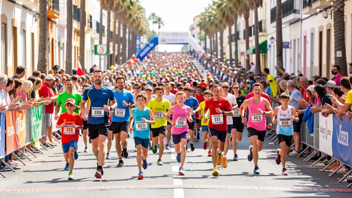 Generic image of a popular race in Vecindario, Gran Canaria.