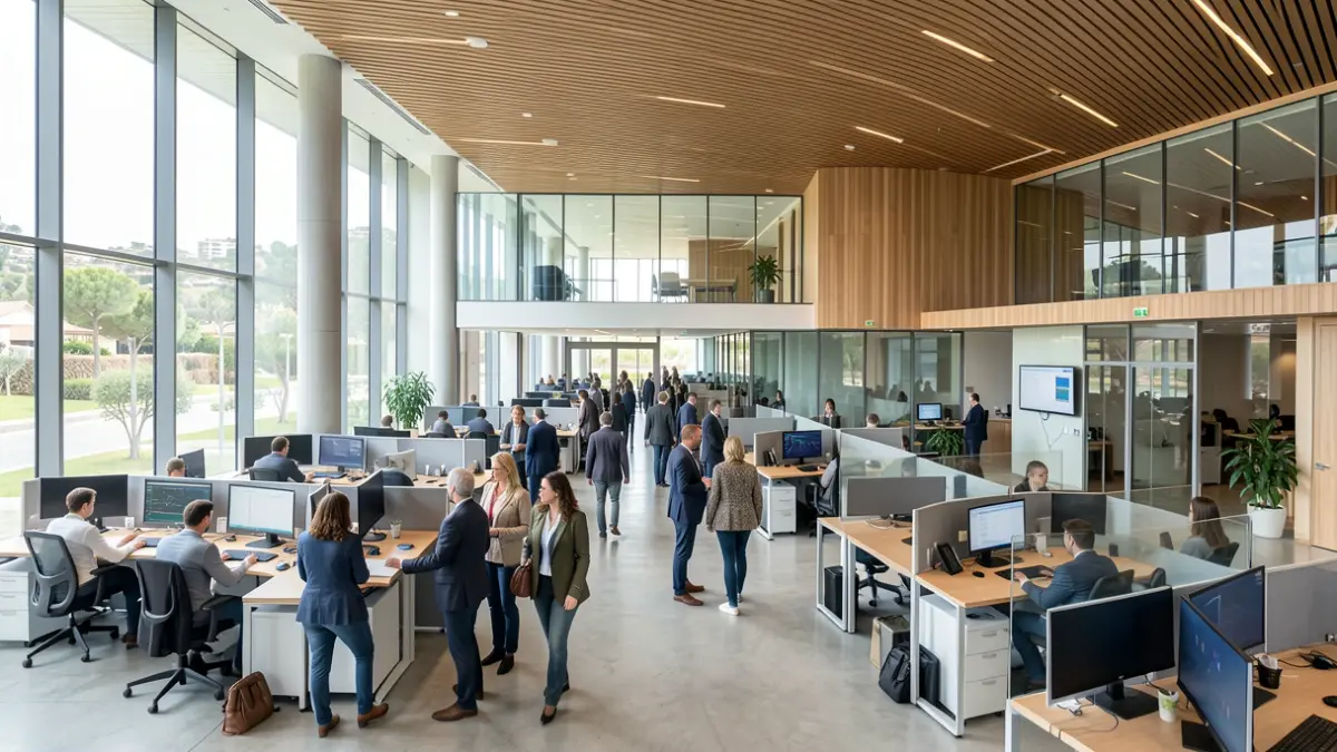 Generic image of the new headquarters of the Canary Tax Agency in Las Palmas de Gran Canaria.