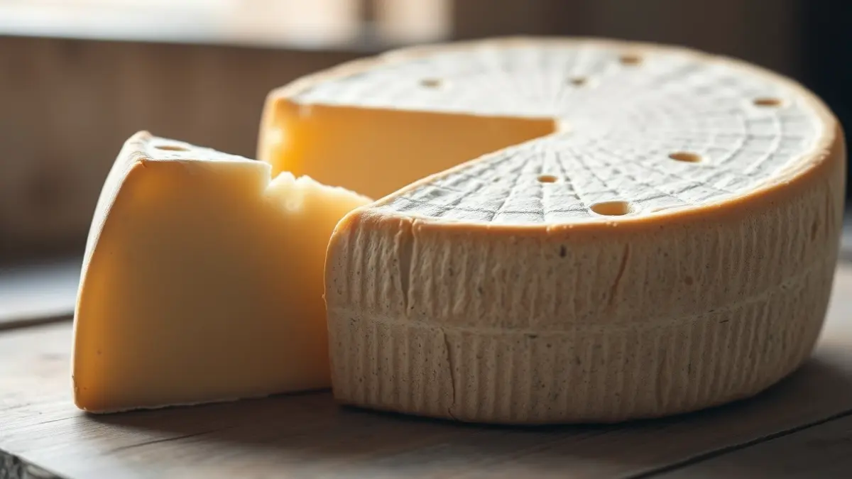Generic image of a traditional Canarian artisan cheese.