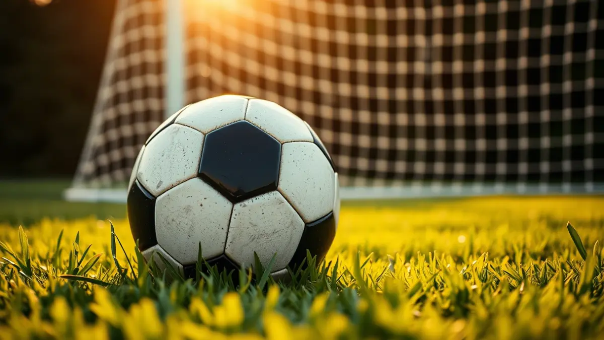 Imagen genérica de un balón de fútbol en un campo de césped.