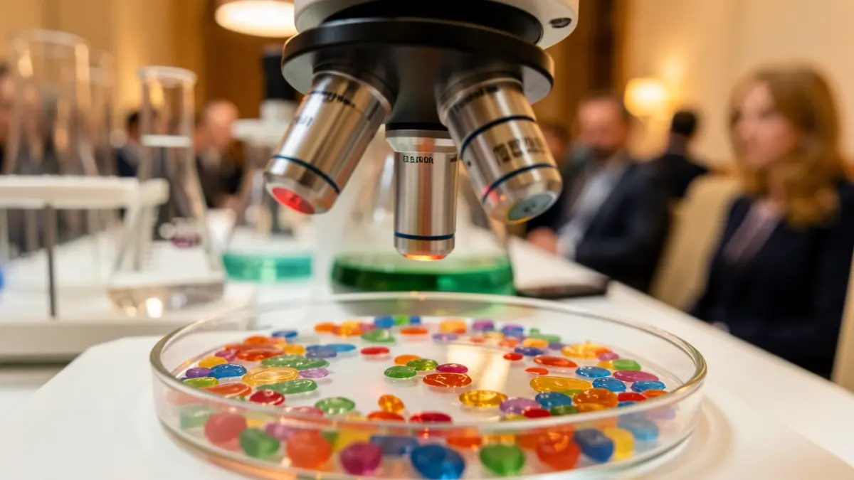 Generic image of a microscope and a culture dish in a laboratory.
