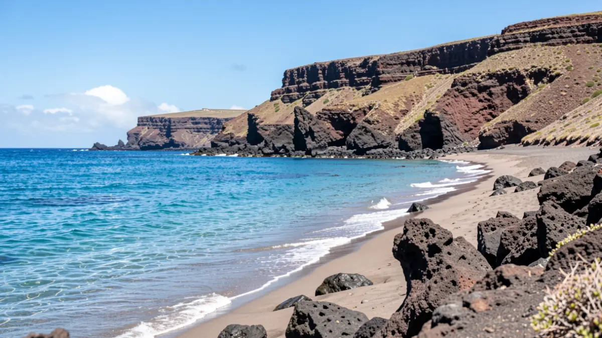 Image of San Marcos beach in Icod de los Vinos, Tenerife.