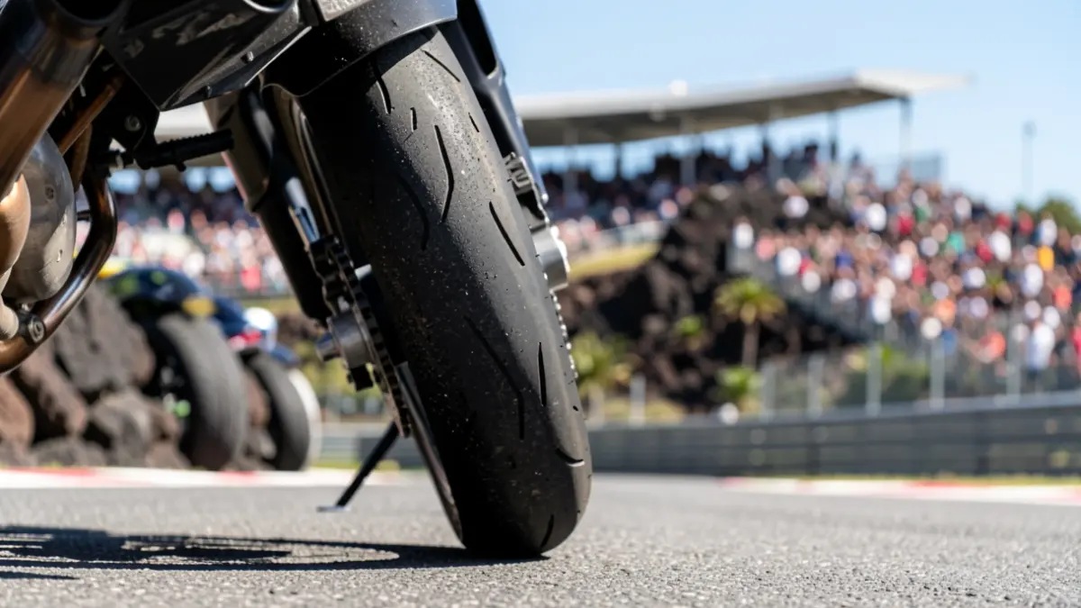 Generic image of a motorcycle race in Canarias.