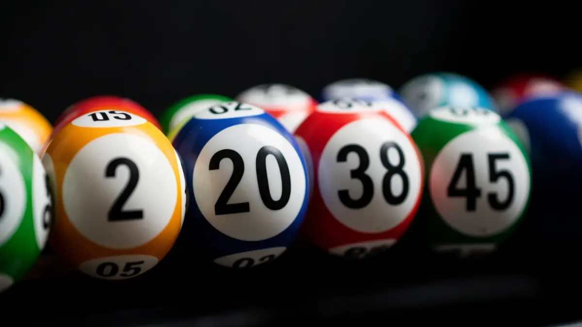 Generic image of lottery balls with the winning Euromillions numbers.