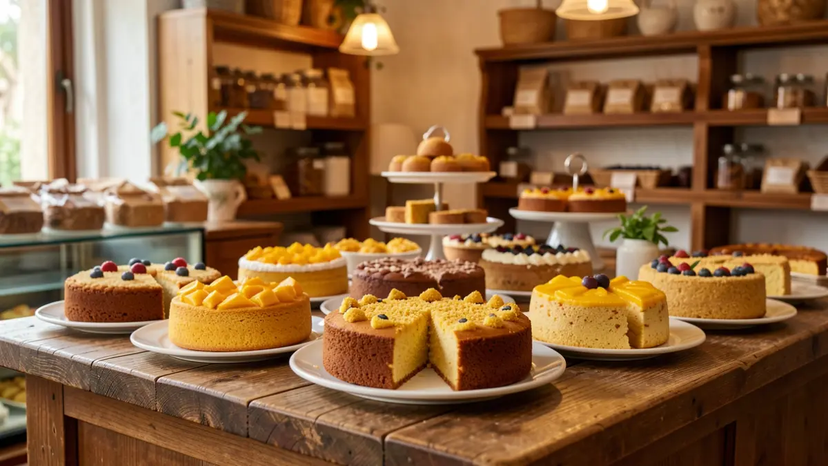 Tartas especiales del Día de Canarias en una pastelería de Las Palmas de Gran Canaria.