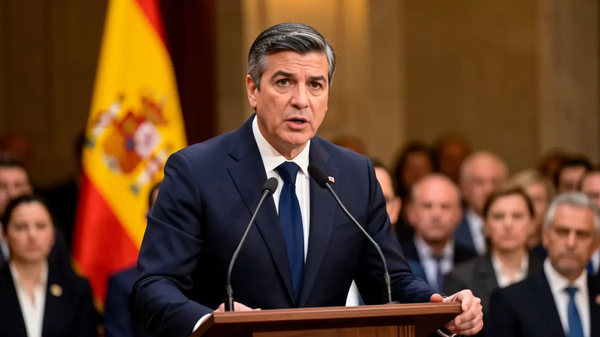 Generic image of the President of the Spanish Government, Pedro Sánchez, at an official event.