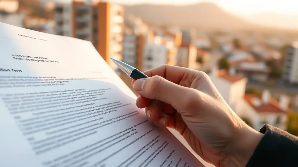 Imagen genérica de una mano firmando un documento de petición.