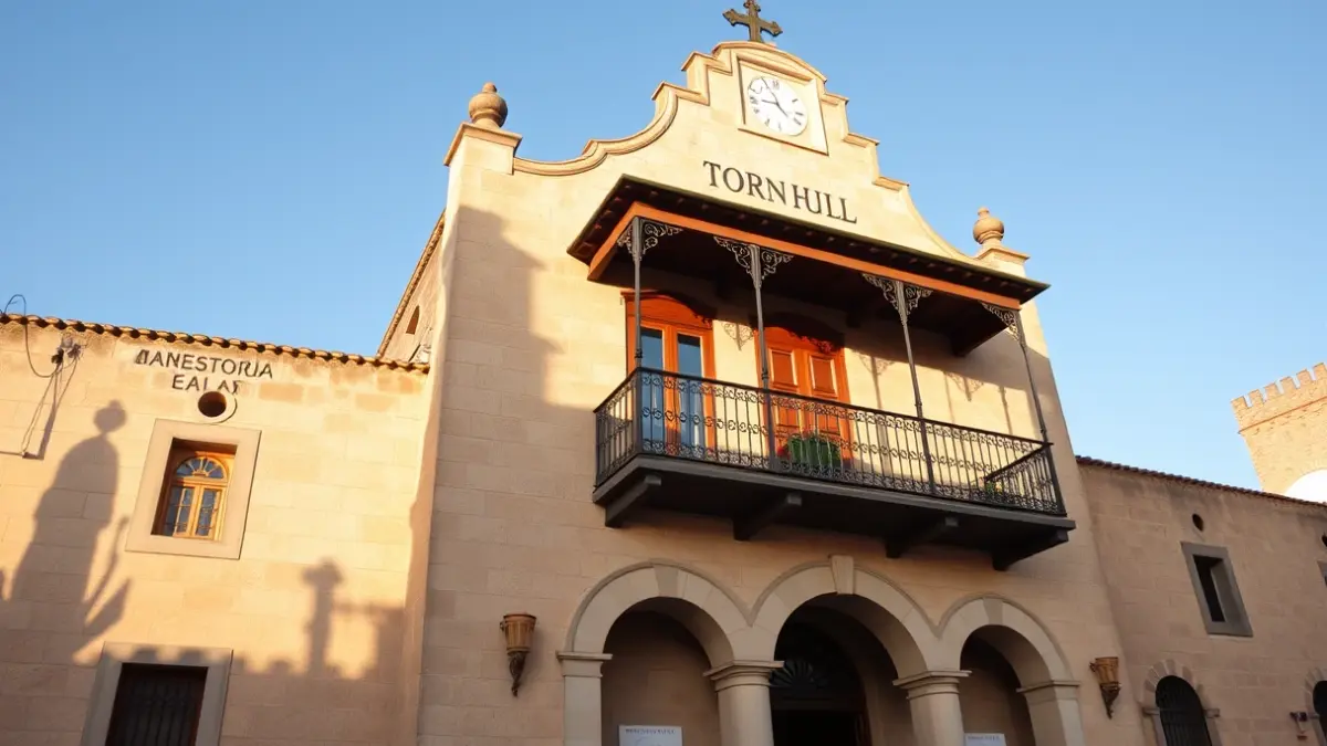 Fachada del ayuntamiento de San Sebastián de La Gomera