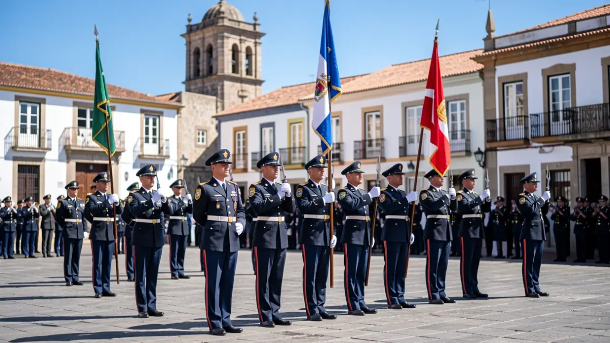 Image of the Armed Forces Day official ceremony in Santa Cruz de Tenerife.