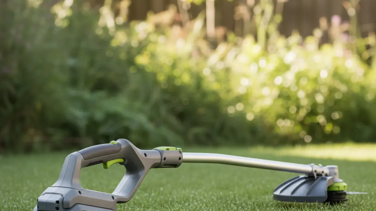 Imagen genérica de una herramienta de jardinería a batería, simbolizando innovación y sostenibilidad.