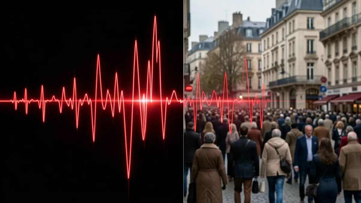 Generic image of a seismograph registering a tremor.