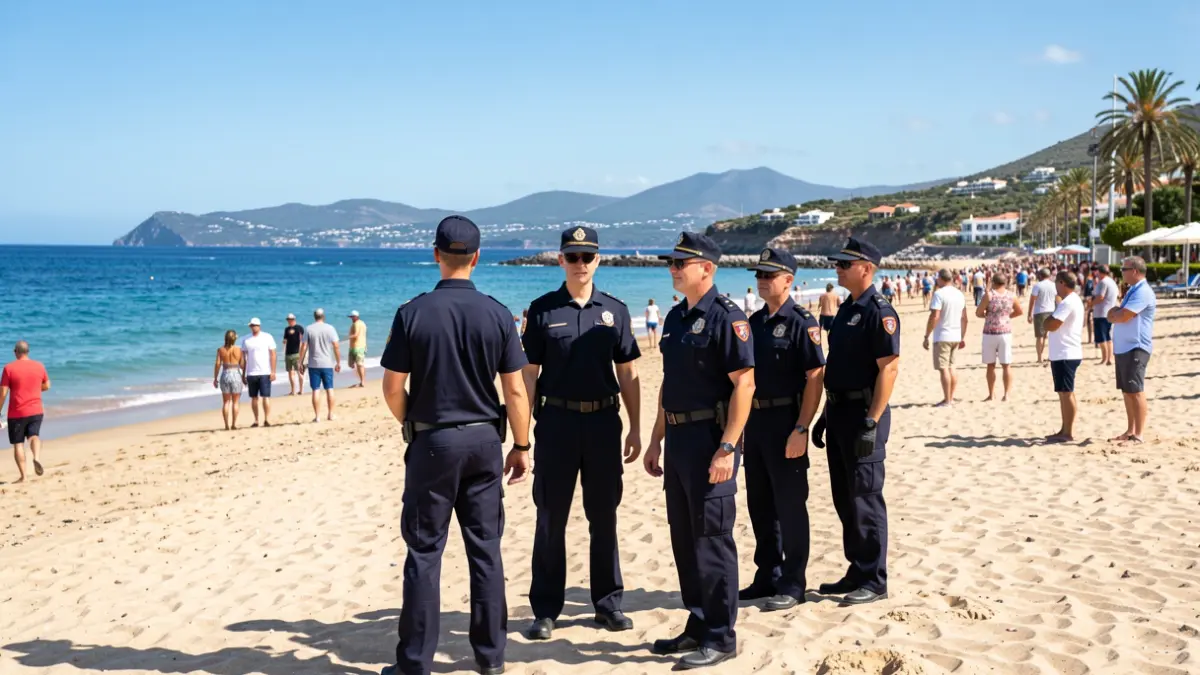 Imagen genérica de socorristas en una playa canaria.
