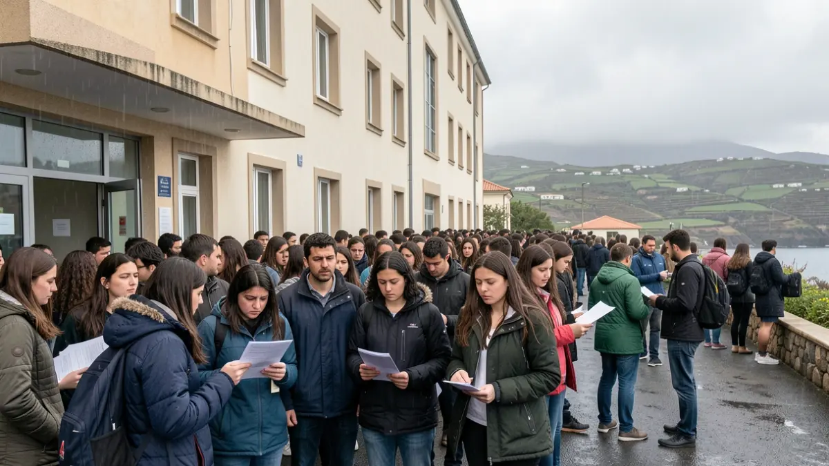 Generic image of students preparing for an important exam in Canarias.
