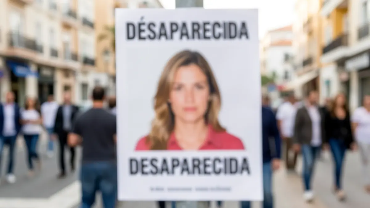 Imagen genérica de un cartel de persona desaparecida en Canarias.