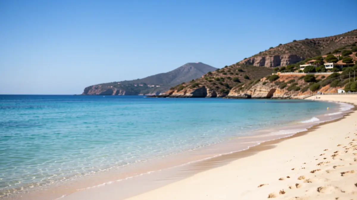 Imagen genérica de una playa tranquila en Canarias con aguas cristalinas.