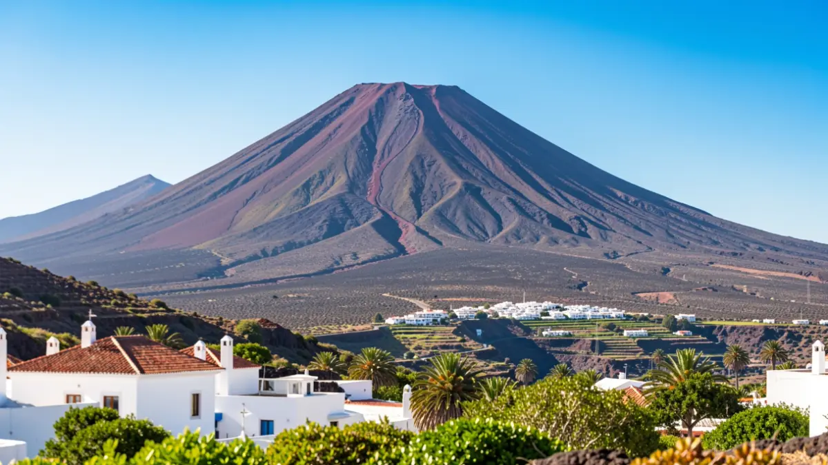 Imagen genérica del paisaje volcánico de Canarias con el Teide.