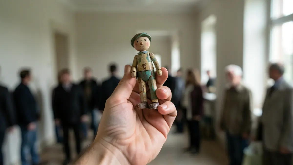 Generic image of an abandoned toy in a room.