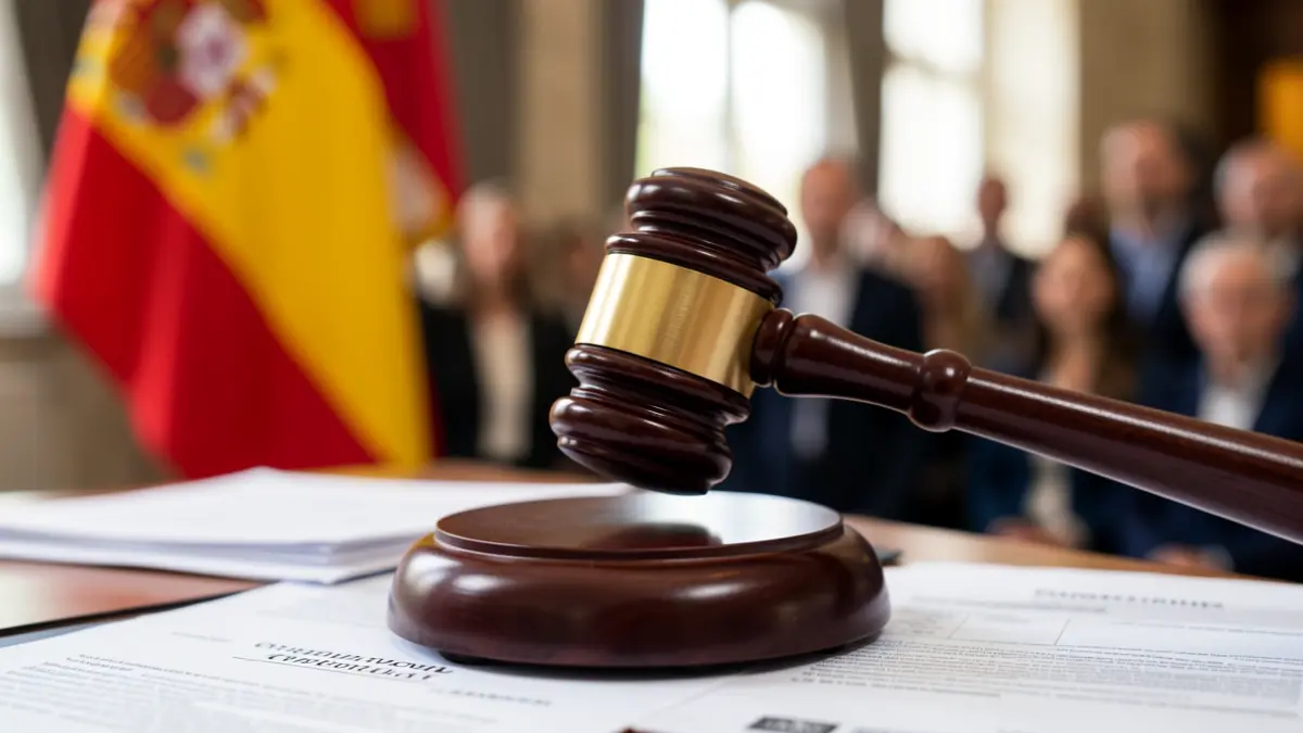 Generic image of a real estate auction hammer over documents.