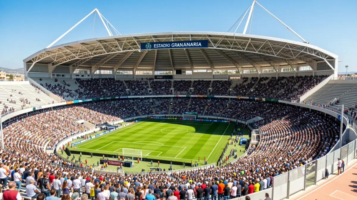 Imagen genérica del Estadio Gran Canaria con público.