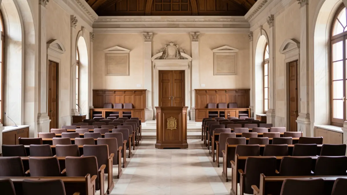 Generic image of the plenary hall of the Cabildo de Gran Canaria.