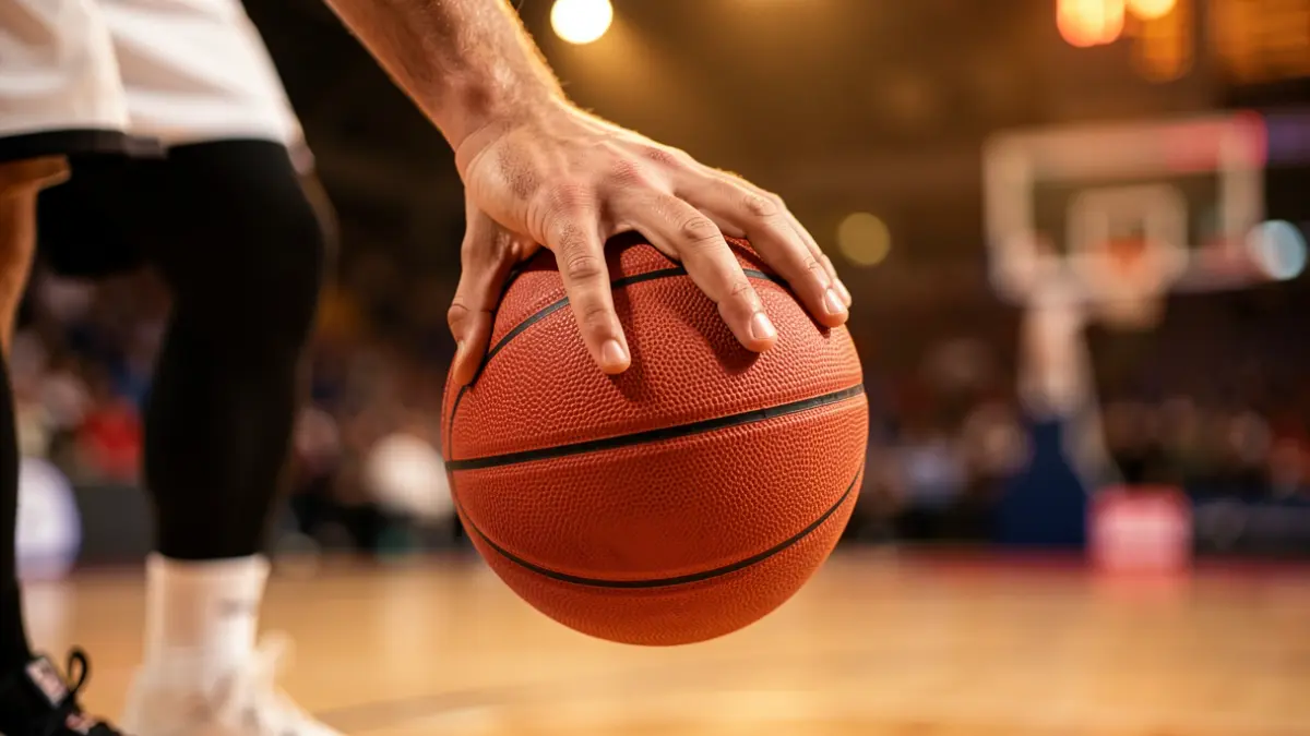 Generic image of a basketball player with the ball.