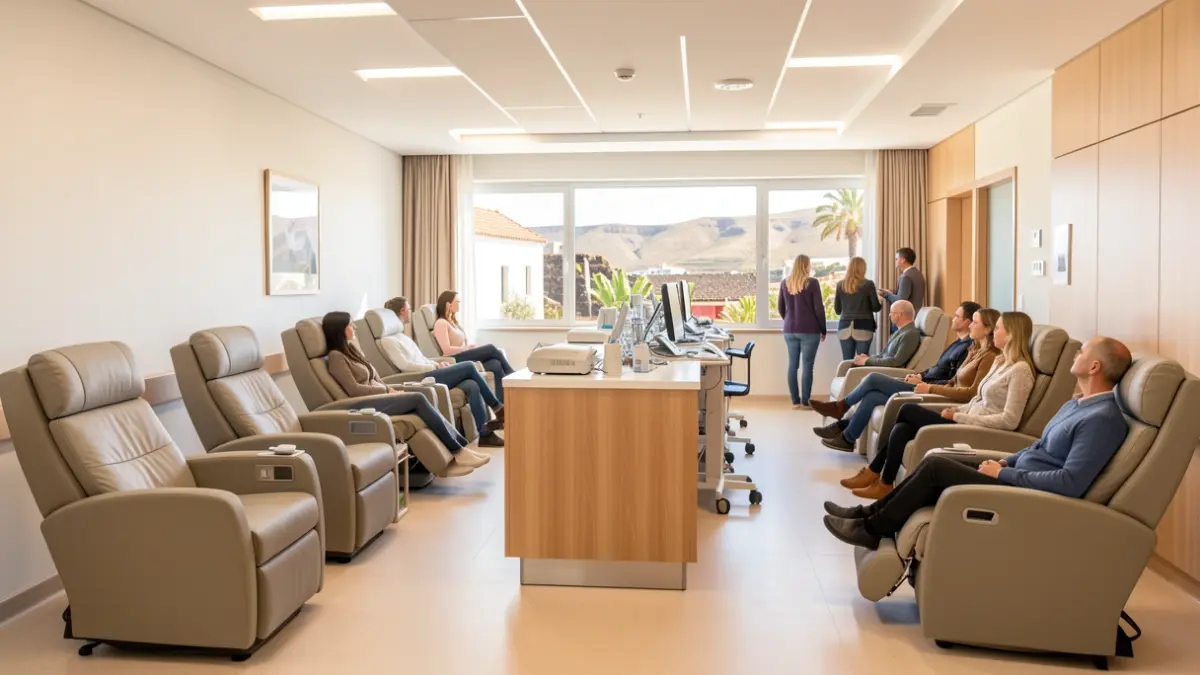 Imagen del nuevo Hospital de Día de Oncología del Hospital Doctor Negrín en Las Palmas de Gran Canaria.