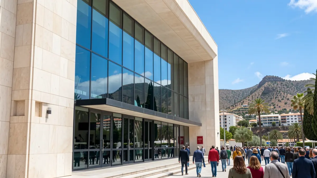 Fachada del Auditorio Alfredo Kraus en Las Palmas de Gran Canaria.