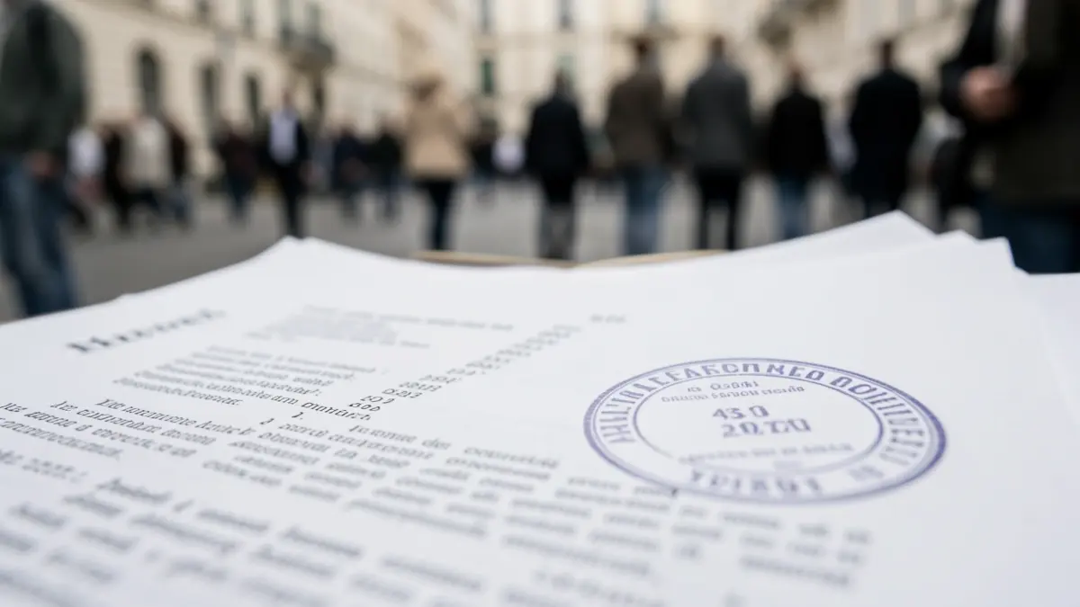 Imagen genérica de un documento legal relacionado con urbanismo.