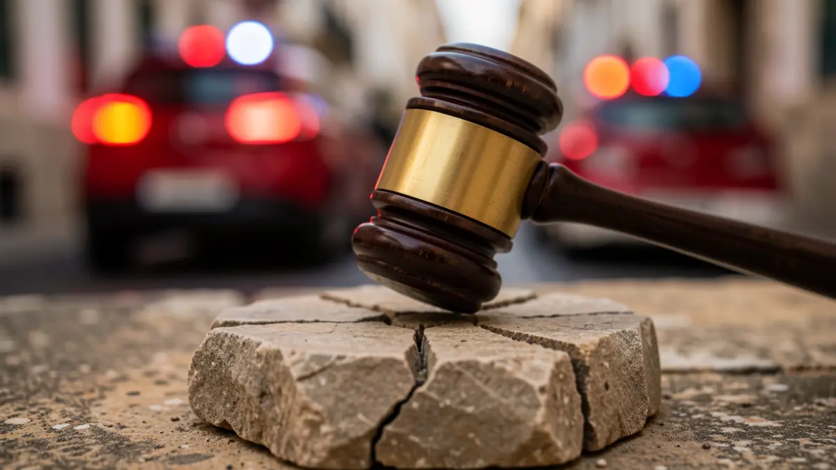 Generic image of justice and conflict in Santa Cruz de Tenerife.