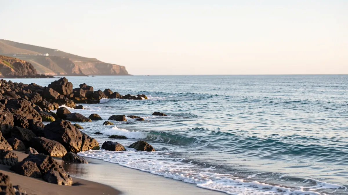 Generic image of the sea near the Canarias coast.