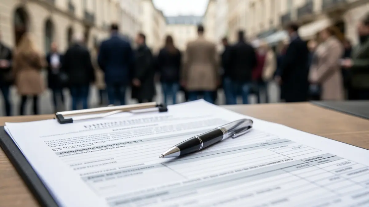 Generic image of a tax document with a pen.