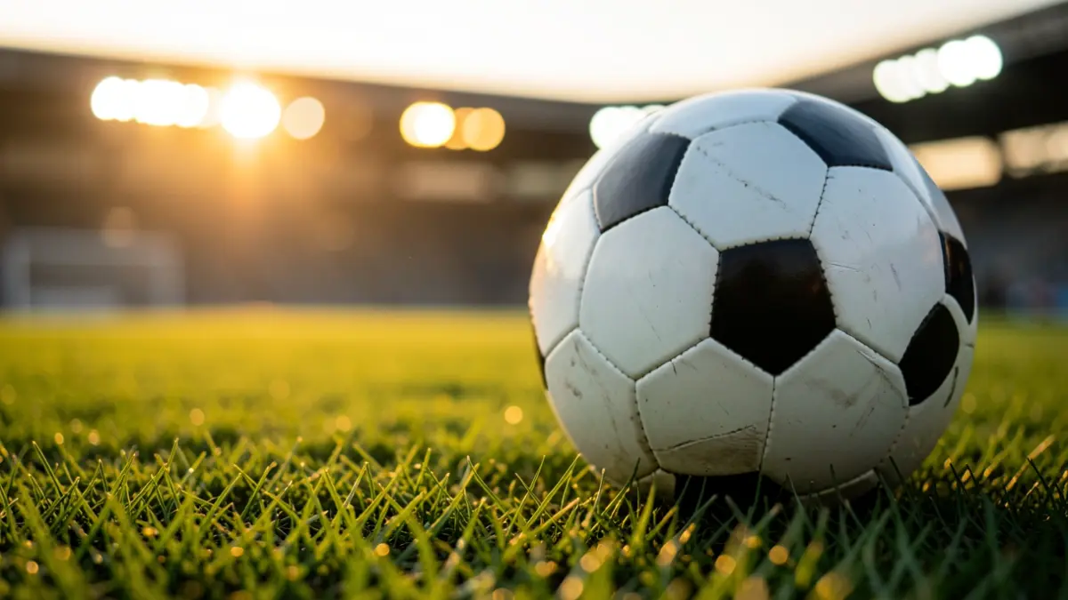 Imagen genérica de un balón de fútbol sobre césped.