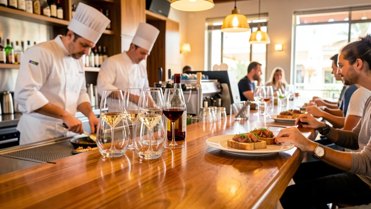 Generic image of a gastronomic bar counter in Las Palmas de Gran Canaria.